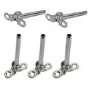 5 PCS Stainless Steel 3/16" Marine Deck Toggle Swage Stud Cable Railing Rail Rig