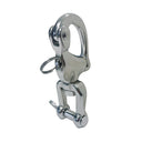 Stainless Steel 5" SWIVEL Jaw Snap Shackle Sailboat Quick Release Locking