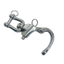 Stainless Steel 5" SWIVEL Jaw Snap Shackle Sailboat Quick Release Locking