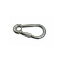 5/16" Marine Stainless Steel Carabiner Spring Snap Hook w/ Eyelet & Screw 5 PC