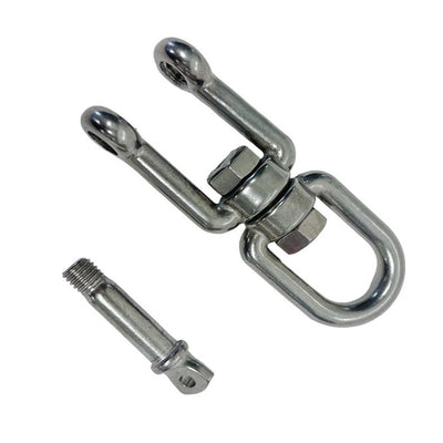 5/16" JAW EYE Swivel Stainless Steel 316 Marine Mooring 1100 LBS WLL
