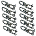 10 PC 5/16" JAW EYE Swivel Stainless Steel 316 Marine Mooring 1100 LBS WLL