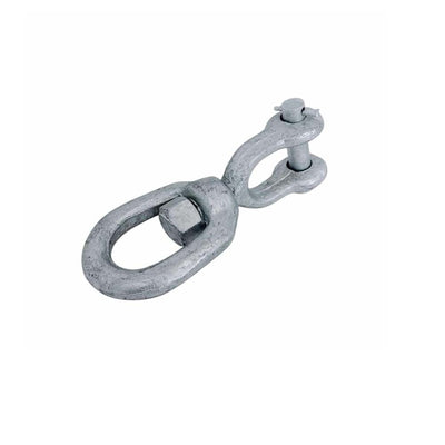 1/2" Jaw & Eye Swivel for Marine Boats – Hot Dipped Galvanized Mooring Connector, 3,600 lbs WLL