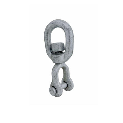 1/2" Jaw & Eye Swivel for Marine Boats – Hot Dipped Galvanized Mooring Connector, 3,600 lbs WLL