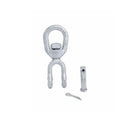 Marine Hot Dipped Galvanized Steel 5/16" Jaw & Eye Swivel Mooring Connector 1,250 lbs WLL