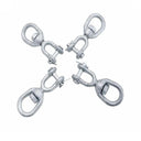 4 Pcs Marine Hot Dipped Galvanized Steel 5/16" Jaw & Eye Swivel Mooring Connector 1,250 lbs WLL