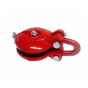 3 Ton Bail Snatch Block Hoist Rigging Shackle Wire Rope 4" Pulley