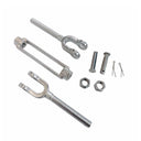 T316 Stainless Steel Jaw-Jaw Turnbuckle 3/4" x 6" – Marine Grade, 5,200 lbs WLL, Corrosion-Resistant Rigging & Tensioning Hardware