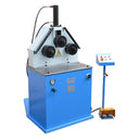 2HP Ring Band Roller Round Angle Bender Hydraulic Bending Machine Pipe Square Tube Round Flat Steel 9.3 RPM 1-1/2" (40mm) Roll Shaft Diameter