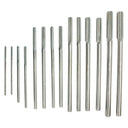 14 PCS  Over & Under Sizes 0.124-0.501" HSS Chucking Reamer Set