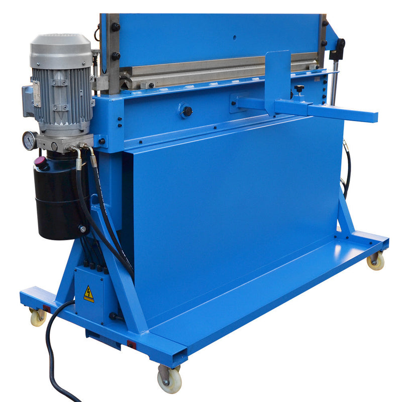 30 Ton Hydraulic Box Brake Bender V Block Bending Machine 48" x 8 Gauge 4mm Thickness Tilt Open Beam