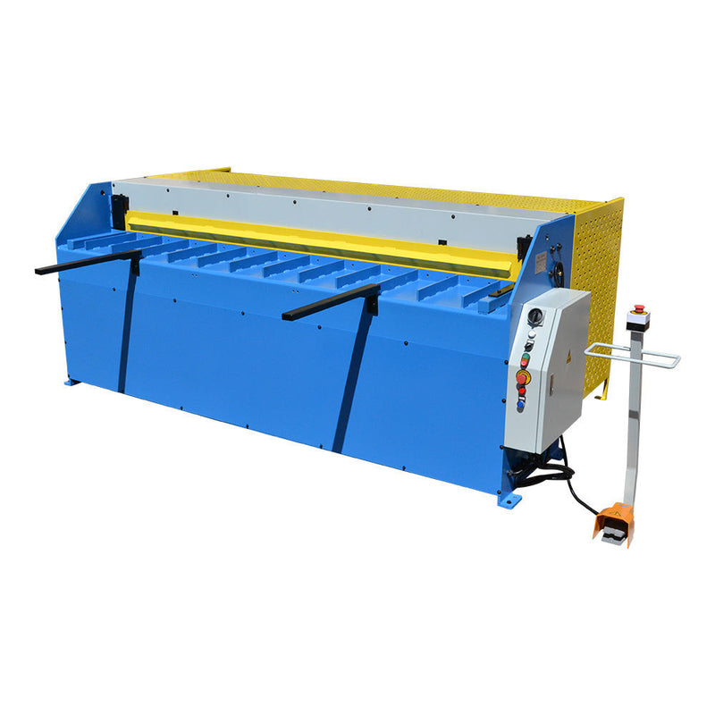 96" x 16 Gauge Air Pneumatic Hydraulic Sheet Metal Shear 8FT 3 Phase 1.6mm Thickness Angle Blade Multiple Surfaces Cutting Edge Pressure Cutter