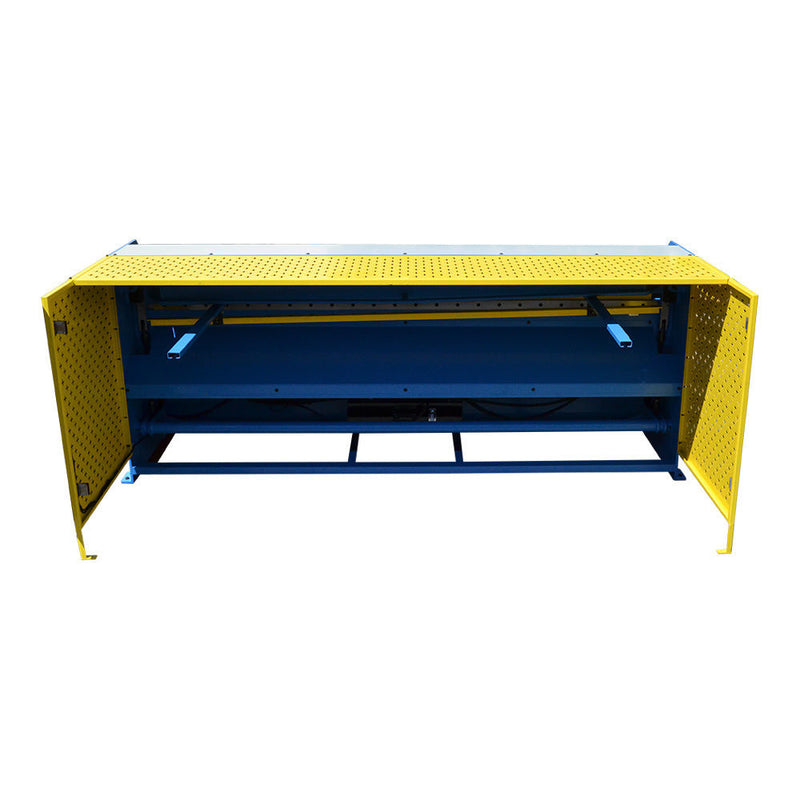 52" x 12 Gauge Air Pneumatic Hydraulic Sheet Metal Shear 4FT 3 Phase 2mm Thickness Angle Blade Multiple Surfaces Cutting Edge Pressure Cutter
