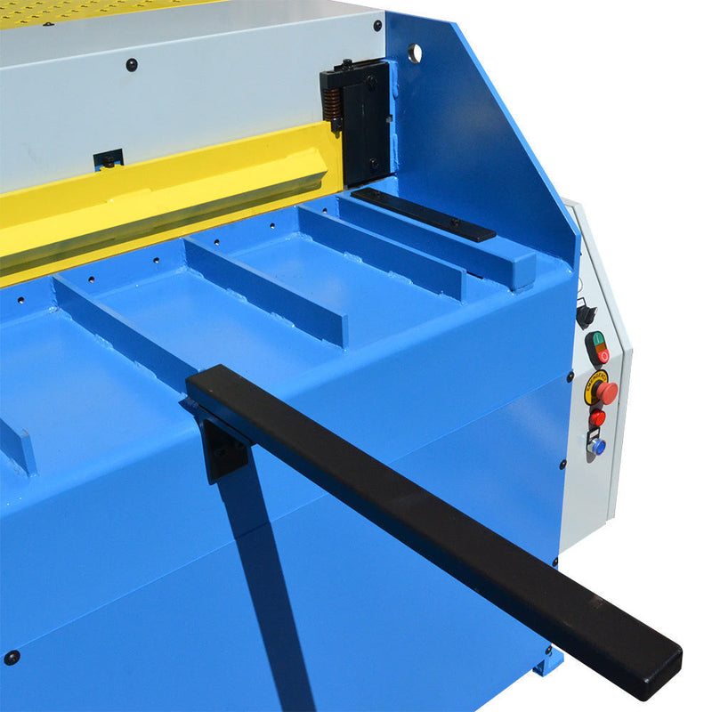 52" x 12 Gauge Air Pneumatic Hydraulic Sheet Metal Shear 4FT 3 Phase 2mm Thickness Angle Blade Multiple Surfaces Cutting Edge Pressure Cutter