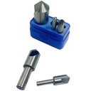 5 PC HSS Countersinks Straight Shank Single Flute 90 Degree