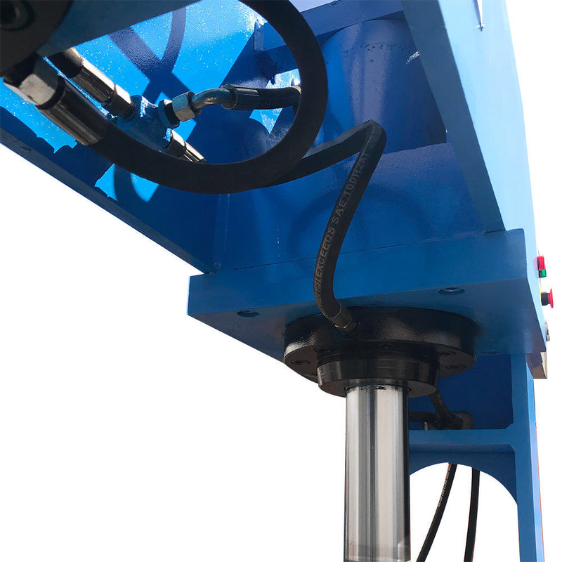 2 Cylinder 3 Phase 220 Volt Electric 100 Ton Hydraulic Press Brake Bender Bending 51" x 3/8"