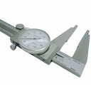 12'' Long Range Dial Caliper NO Upper Jaw 0.001'' Graduation Hardened Stainless Steel With Case