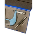 Outside Micrometer 5-6" Range .0001" Resolution Ratchet Stop Thimble Precision Tool for Metalworking, Machinist, Workshop Measurement