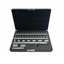 36 pc Steel Round Gage Space Blck ID Thread M6