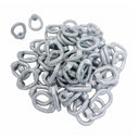 50 Pc 5/16" Hot Dipped Galvanized Eye Nut with 3/8"-16 UNC Tap 1,250 Lbs WLL