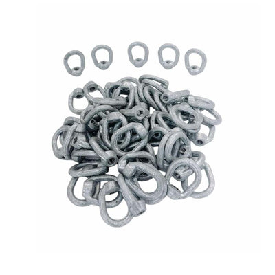 50 Pc 5/16" Hot Dipped Galvanized Eye Nut with 3/8"-16 UNC Tap 1,250 Lbs WLL