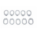 10 Pc 5/16" Hot Dipped Galvanized Eye Nut with 3/8"-16 UNC Tap 1,250 Lbs WLL
