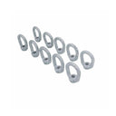 10 Pc 5/16" Hot Dipped Galvanized Eye Nut with 3/8"-16 UNC Tap 1,250 Lbs WLL