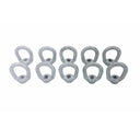 10 Pc 5/16" Hot Dipped Galvanized Eye Nut with 3/8"-16 UNC Tap 1,250 Lbs WLL