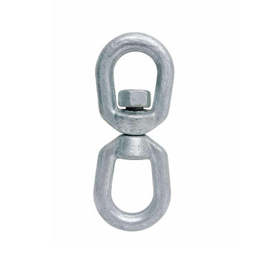 Marine Boat Mooring Eye Eye Swivel 3/4" Hot Dipped Galvanized, 7,200 lbs WLL Rigging Connector
