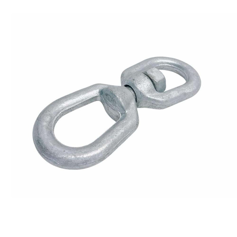 Marine Boat Mooring Eye Eye Swivel 3/4" Hot Dipped Galvanized, 7,200 lbs WLL Rigging Connector