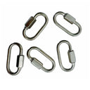 Set Of 5 PC 5/32" Stainless Steel 316 Quick Link Boat Marine WLL 250 LBS