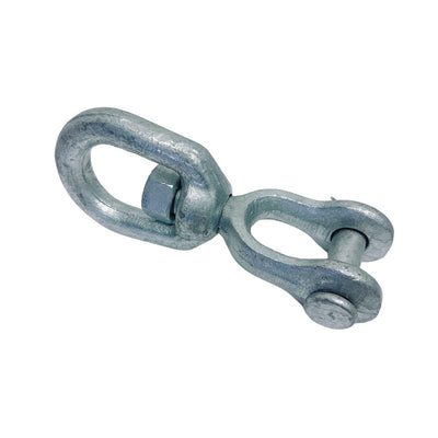 3/4" JAW EYE Swivel Marine Mooring Galvanized 7200 Lb WLL Positioning Swivel