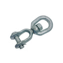 3/4" Jaw & Eye Swivel for Marine Boats – Hot Dipped Galvanized Mooring Connector, 7,200 lbs WLL, Jaw & Eye Swivel