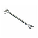 Marine Stainless Steel 1/4" Closed Body Jaw Jaw Turnbuckle Rigging 300 Lbs Cap