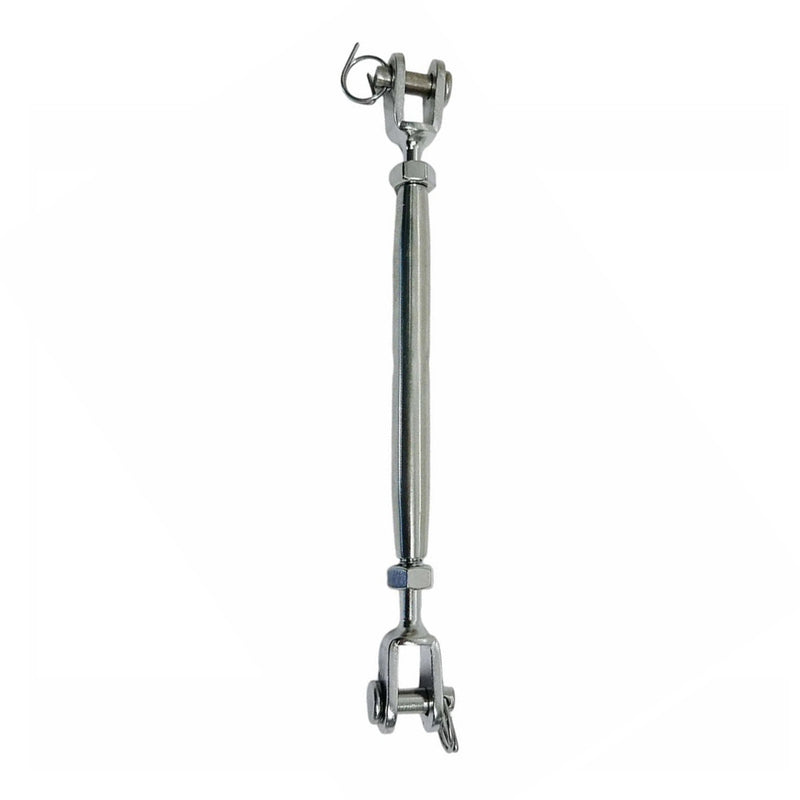 Marine Stainless Steel 1/4" Closed Body Jaw Jaw Turnbuckle Rigging 300 Lbs Cap