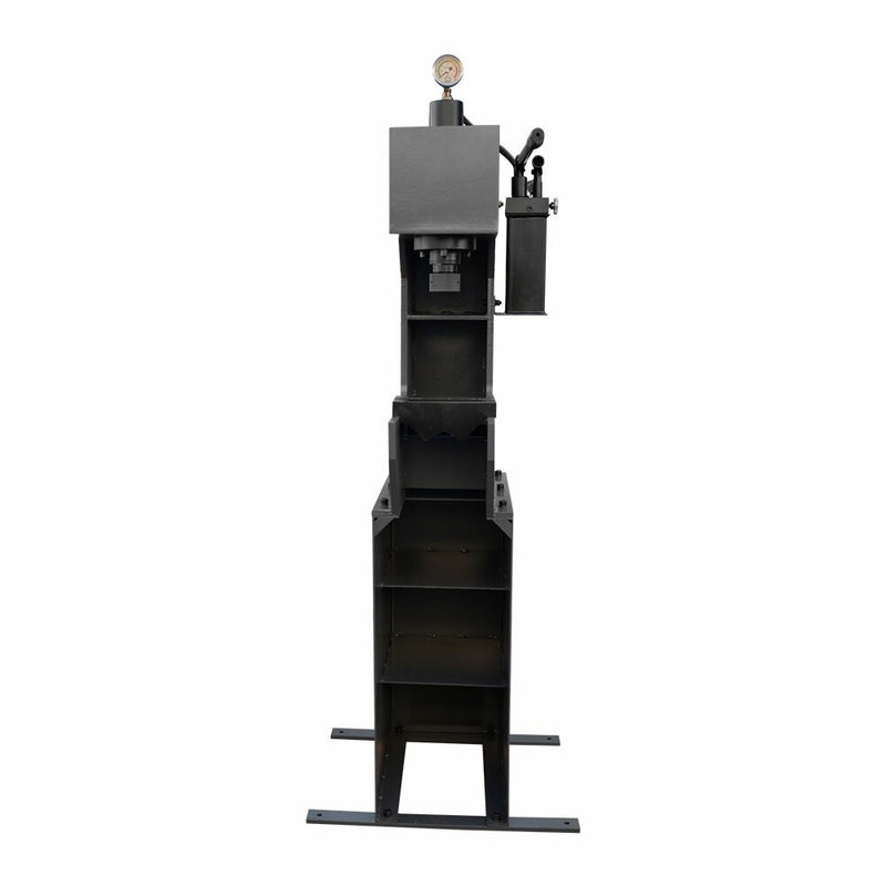 C-Frame 16 Ton Hydraulic Press 2-Speed Hand Pump with Gauge Press Speed 4/0.8 mm