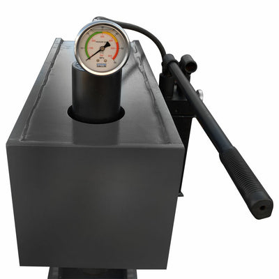 C-Frame 16 Ton Hydraulic Press 2-Speed Hand Pump with Gauge Press Speed 4/0.8 mm