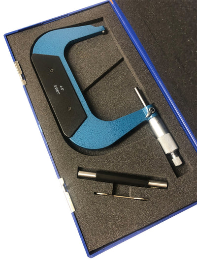 Outside Micrometer Ratchet Stop Thimble Precision Tool for Metalworking, Machinist, Workshop Measurement