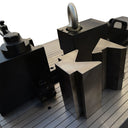 40 Ton Hydraulic Horizontal Bender Flat Steel Vee Bending Die 6-5/16 x 1/2