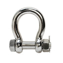 Set Of 5 Pcs 1/4" Stainless Steel 316 Bolt Pin Anchor Chain Shackle