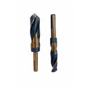 17PC HSS Cobalt Silver & Deming Drill Bits Set, Size 1/2" to 1", Reduced 1/2" Shank