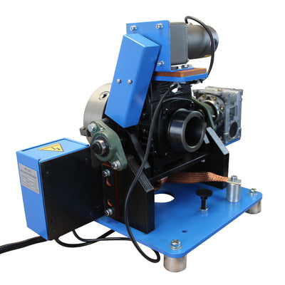 8" Chuck Hollow Welding Positioner 100-200 LBS Positioning Turn Rotary Table Tilt 0-90