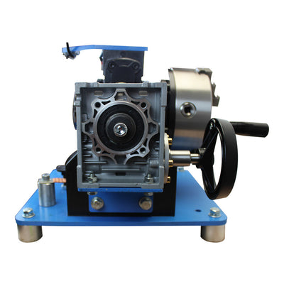 8" Chuck Hollow Welding Positioner 100-200 LBS Positioning Turn Rotary Table Tilt 0-90