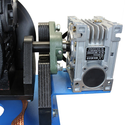 8" Chuck Hollow Welding Positioner 100-200 LBS Positioning Turn Rotary Table Tilt 0-90