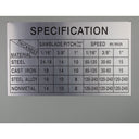 12" x 7" Heavy Duty Vertical Band Saw Metal Wood Inverter 3/4-HP 1,500RPM 3 Phrase