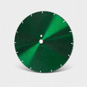 Metallic Green 14” Metal Cutting Diamond Saw Blade, 1”–20mm Arbor Heavy Duty Disc for Metal Studs, Steel Pipe & Rebar