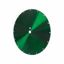Metallic Green 14” Metal Cutting Diamond Saw Blade, 1”–20mm Arbor Heavy Duty Disc for Metal Studs, Steel Pipe & Rebar
