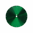 Metallic Green 14” Metal Cutting Diamond Saw Blade, 1”–20mm Arbor Heavy Duty Disc for Metal Studs, Steel Pipe & Rebar