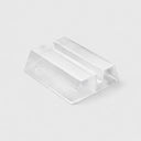 4 Pcs Clear Acrylic Card & Ticket Holder 1-1/4” x 1” Mini Price Sign Holder for Retail Counters & Displays