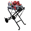 Universal 1/2”–2” Electric Pipe Threading Machine, Speed Grip Chuck Portable Power Threader for NPT Pipe